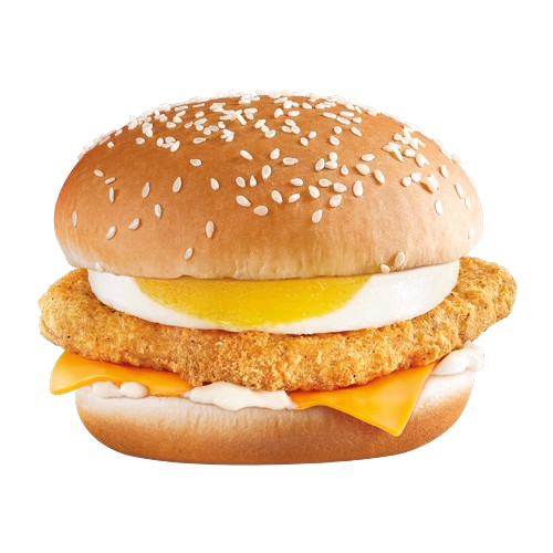 Chicken Egg Cheese Burger 