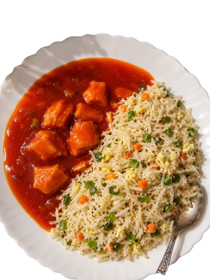 Manchurian with Rice
