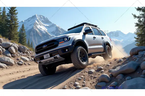 Off-Road SUV Adventure in Mountain Terrain