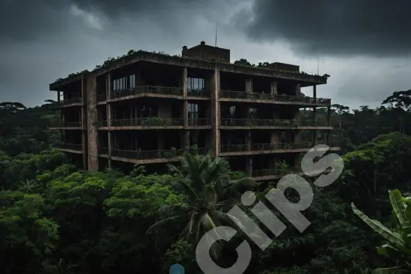 Abandoned Building in Jungle