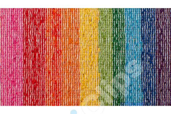 Textured Rainbow Vertical Knit Pattern Background