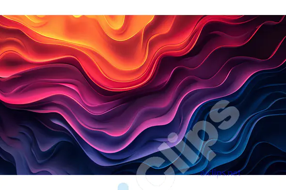 Vibrant Gradient Waves