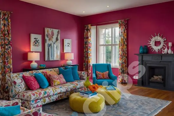 Vibrant Living Room