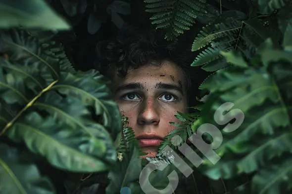 Face in Foliage