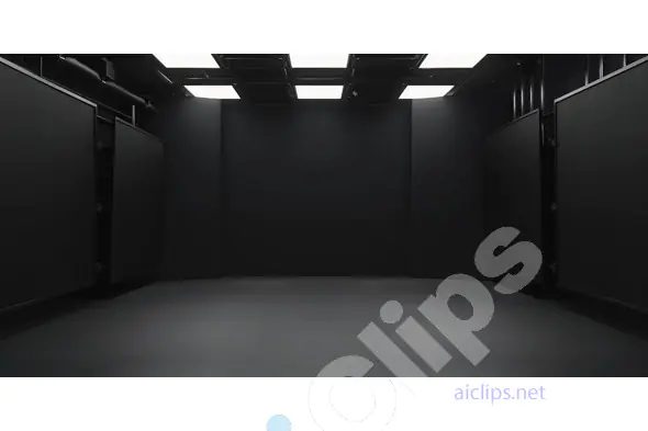 Minimalist Black Room