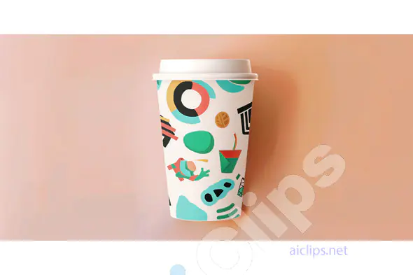 Abstract Coffee Cup Design