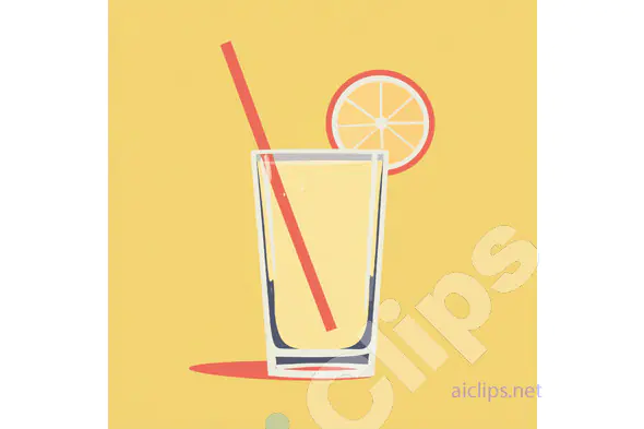 Lemonade Drink Illustration