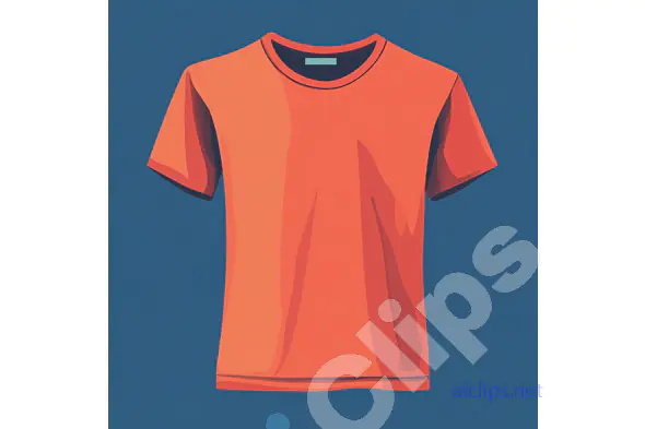 Orange T-Shirt Illustration