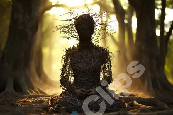 Forest Meditation Sculpture