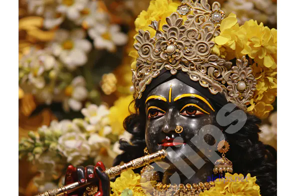 Lord Krishna Statue with Flute