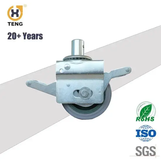 Bánh xe 2 inch chịu lực dành cho giàn giáo với vật liệu PU cao cấp