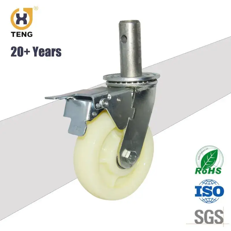 Bánh xe 2 inch chịu lực dành cho giàn giáo với vật liệu PU cao cấp