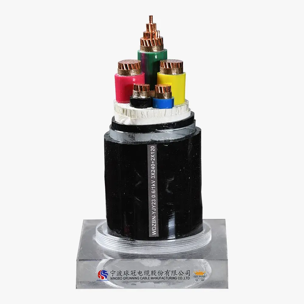 Dây cáp điện đồng cách điện XLPE chống cháy, chống lửa 0.6kv 1kv lớp B1 cho hệ thống điều khiển giao thông đường sắt