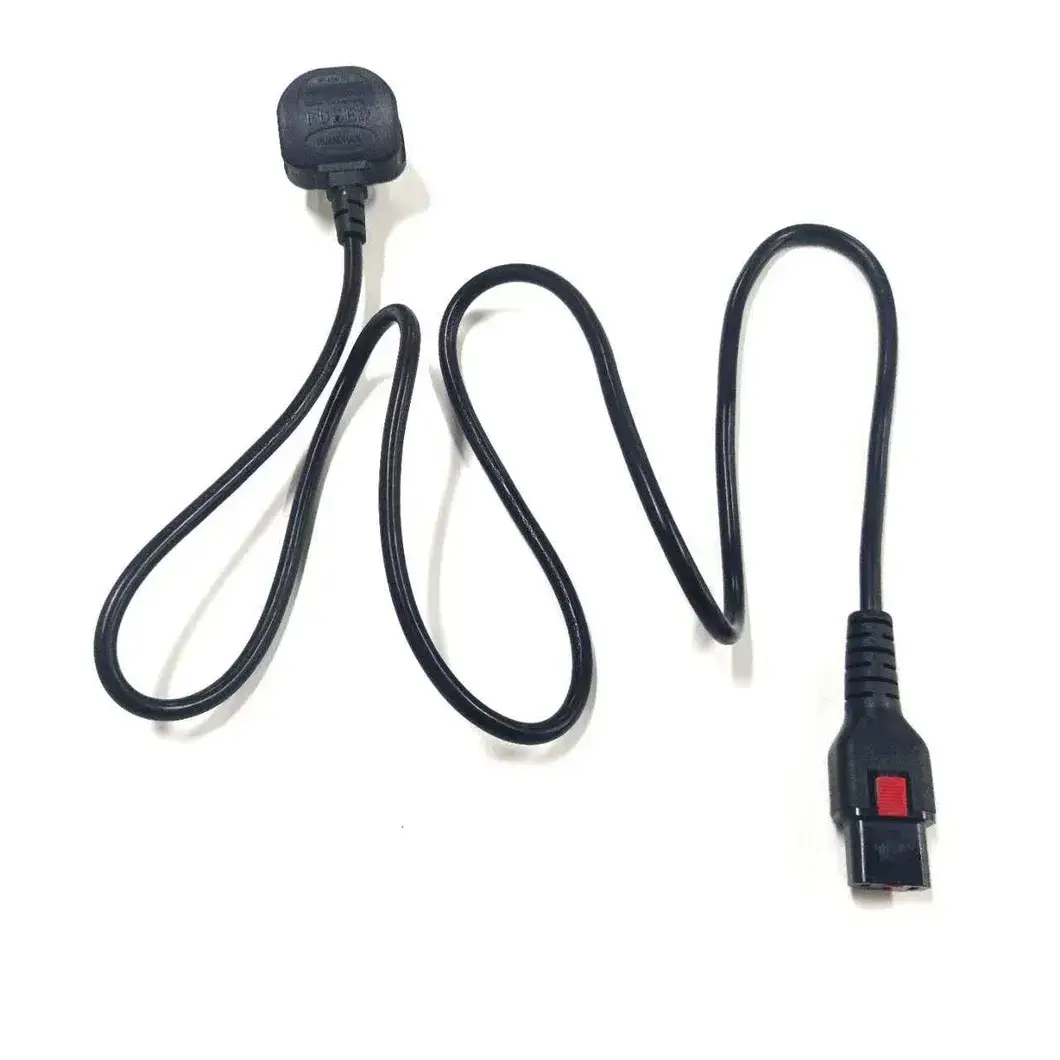 Sản phẩm cáp nguồn chất lượng từ nhà cung cấp, dây cáp 0.75mm2 với đầu cắm UK và đầu dây đã bóc hình ảnh 25-description