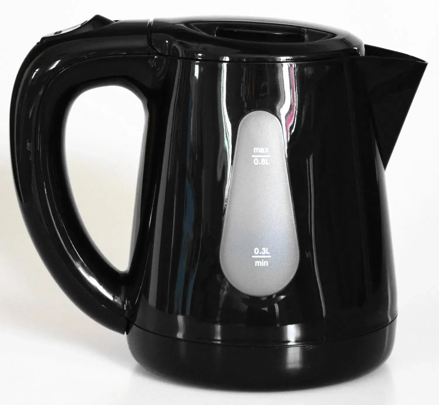 Ấm đun nước điện 0.8L với thiết kế cửa sổ nước trong suốt và chất liệu nhựa cao cấp