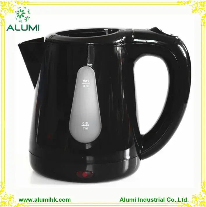 Ấm đun nước điện 0.8L với thiết kế cửa sổ nước trong suốt và chất liệu nhựa cao cấp