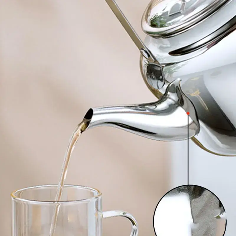 Ấm đun nước inox 1L, 1.6L, 2L, 3L, 4L - Sản phẩm kêu cho bếp từ, phục vụ ấm trà khách sạn hình ảnh 18-description
