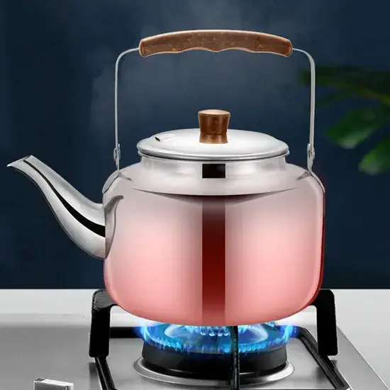 Ấm đun nước inox 1L, 1.6L, 2L, 3L, 4L - Sản phẩm kêu cho bếp từ, phục vụ ấm trà khách sạn