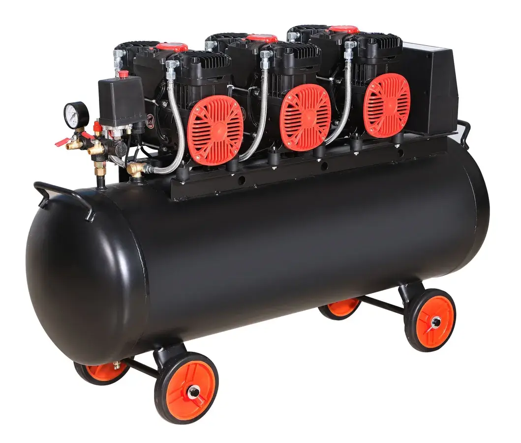 Máy nén khí không dầu công suất 1.5kw, độ mạnh 2HP, áp suất 8bar, dung tích 50liter hình ảnh 14-description