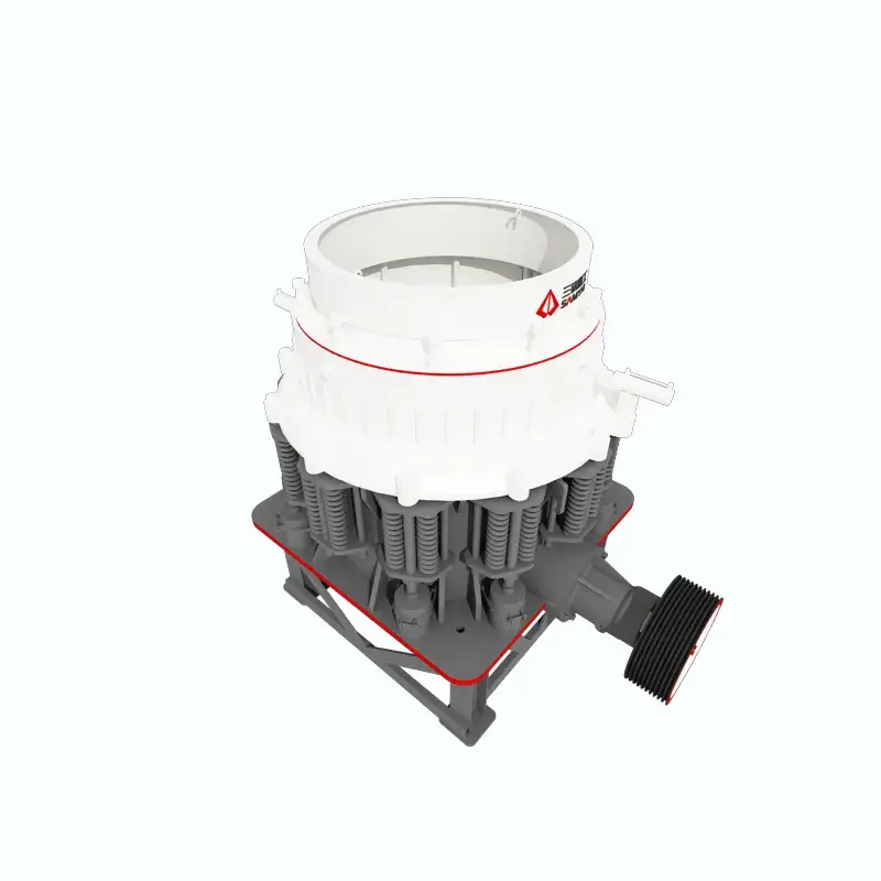 Máy nghiền đá di động tph tốc độ cao với lò xo thủy lực và khả năng nghiền đá vôi sỏi