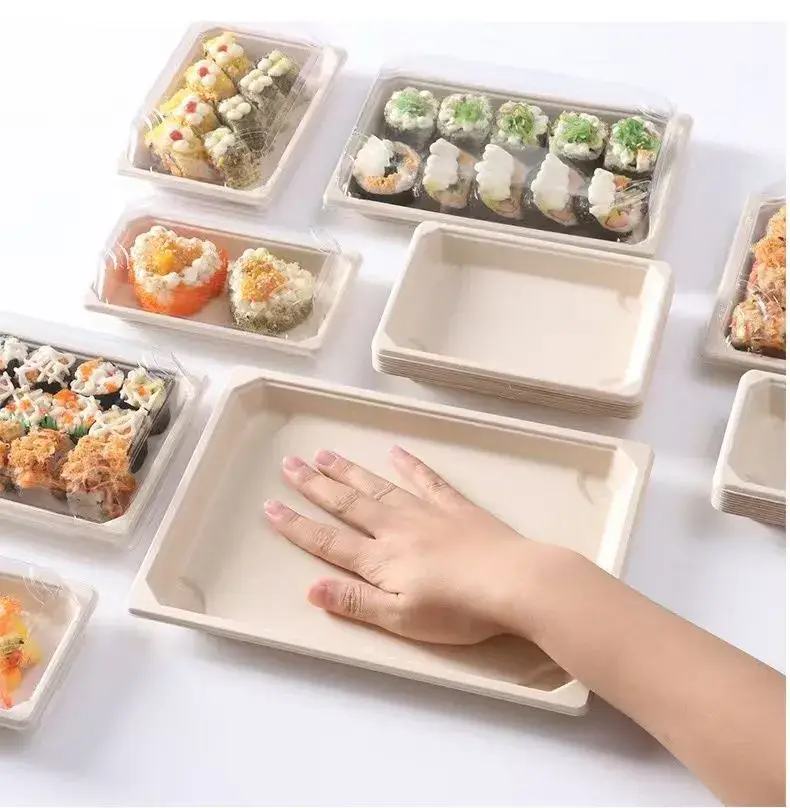Thuyền gỗ 100% tự nhiên dùng một lần, thân thiện với môi trường cho đĩa sushi thơm ngon hình ảnh 22-description