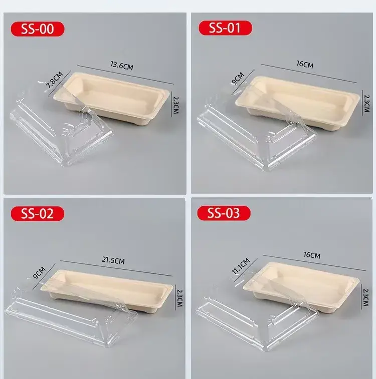 Thuyền gỗ 100% tự nhiên dùng một lần, thân thiện với môi trường cho đĩa sushi thơm ngon hình ảnh 25-description