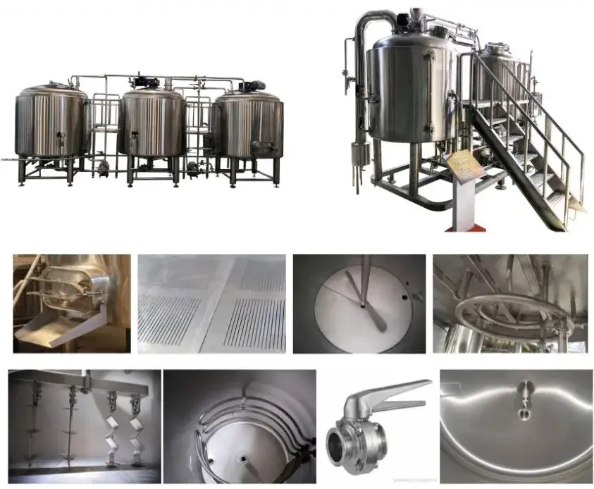 Thiết bị sản xuất bia tươi 1000L phù hợp cho những nhà máy bia quy mô nhỏ hình ảnh 15-description