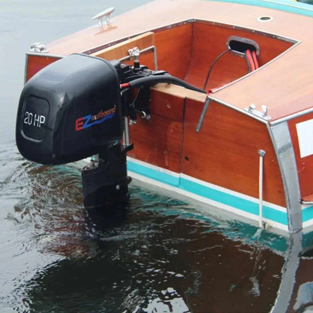 Động cơ điện di động cao cấp EZ Outboard 10HP - Sức mạnh thể thao tiện lợi cho hóa thuyền của bạn