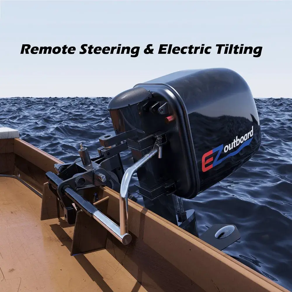 Động cơ điện di động cao cấp EZ Outboard 10HP - Sức mạnh thể thao tiện lợi cho hóa thuyền của bạn