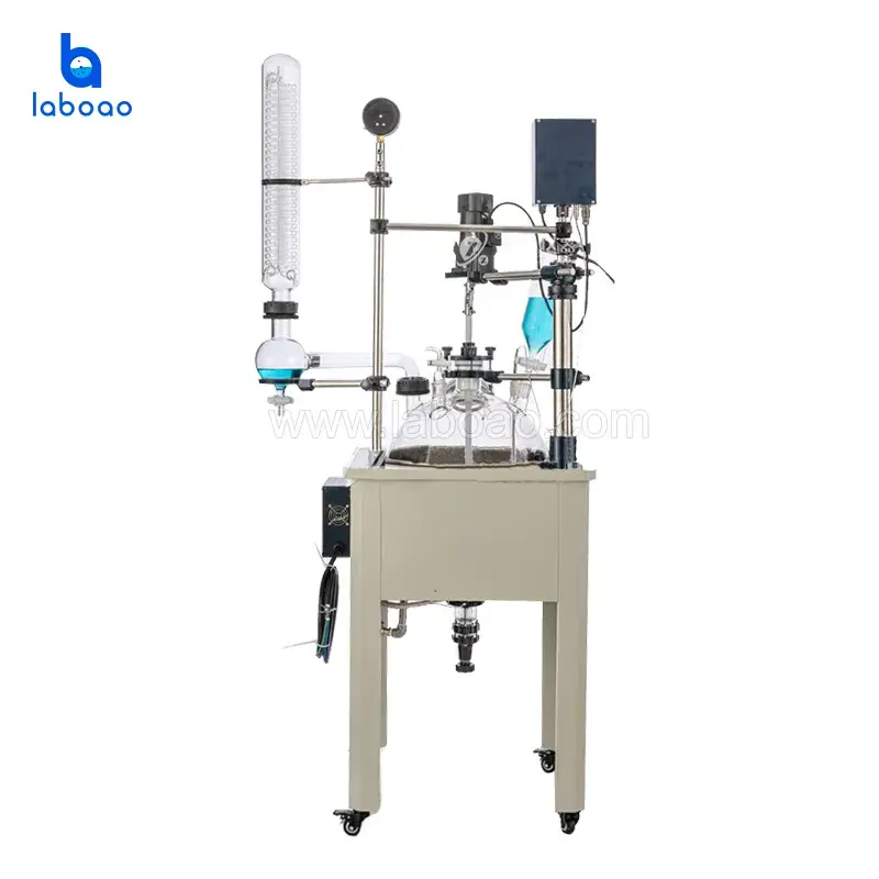 Bể phản ứng thủy tinh 10L phòng thí nghiệm - giải pháp cho quy trình hóa học