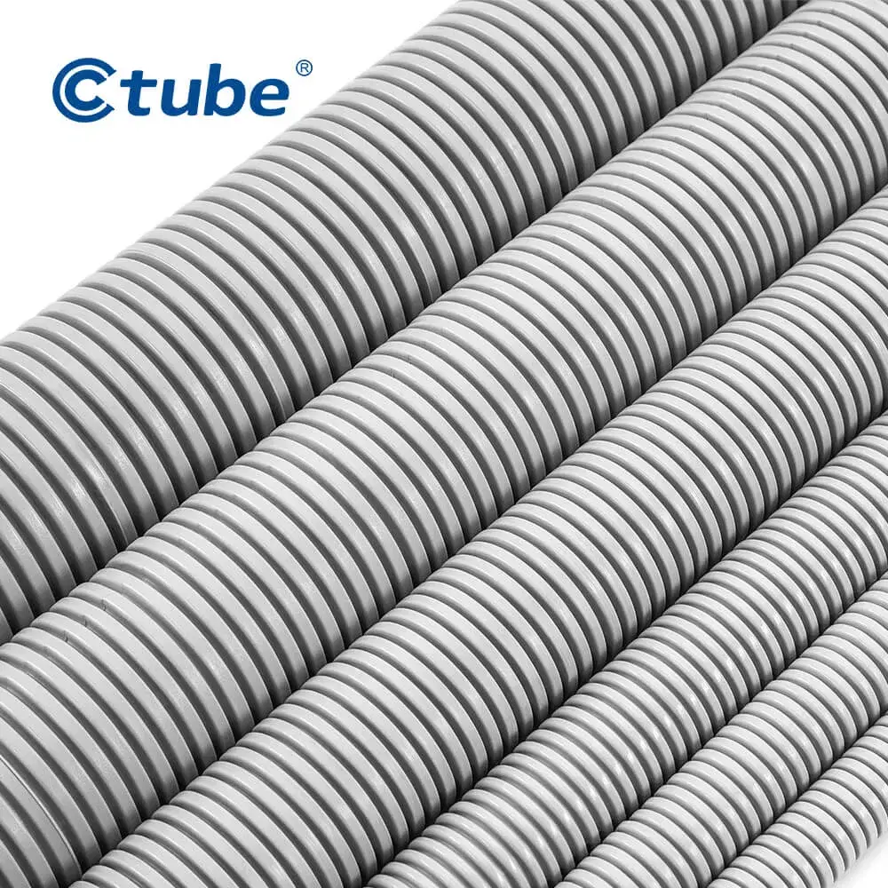 Ống dẫn ánh sáng mặt trời Ctube UL1653 kích thước 1-1/4 inch chịu lửa FT4 từ PVC linh hoạt sản xuất tại Trung Quốc