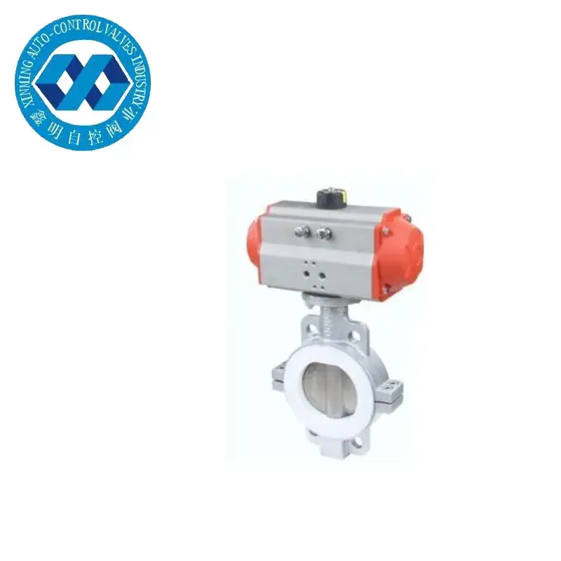 Van bướm chân không với bộ truyền động khí nén, hiệu suất cao và vật liệu chất lượng