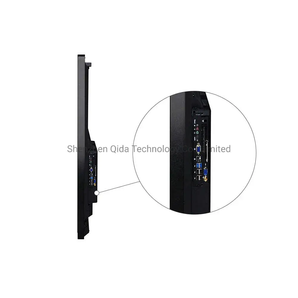 Màn hình LCD cảm ứng hồng ngoại 75inch dành cho giáo dục, bảng tương tác thông minh tích hợp máy tính