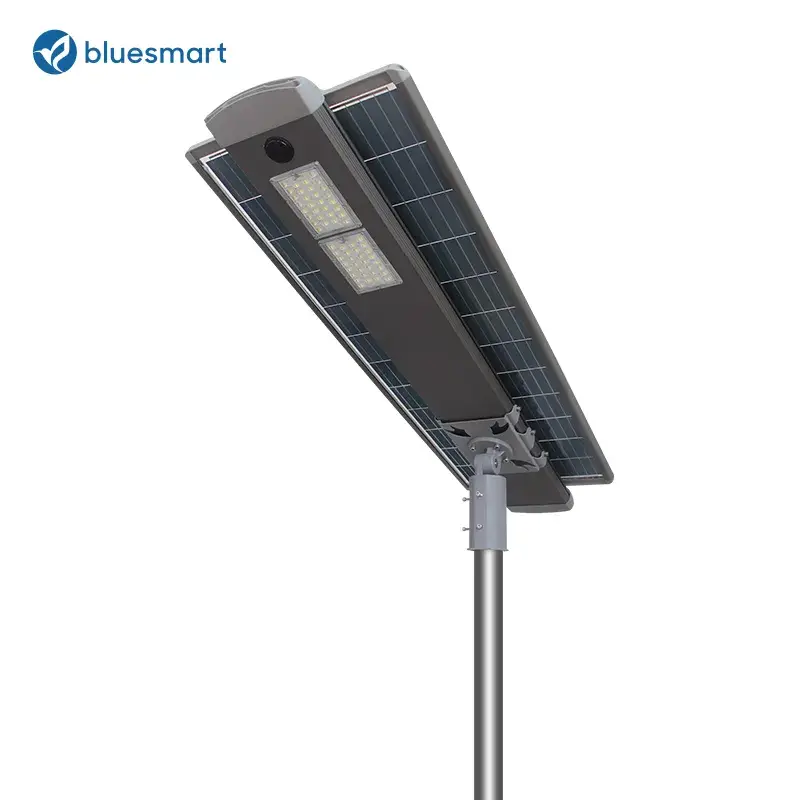 Đèn đường Bluesmart 100W năng lượng mặt trời LED nhôm hợp kim - Lựa chọn chất lượng cho bãi đỗ xe