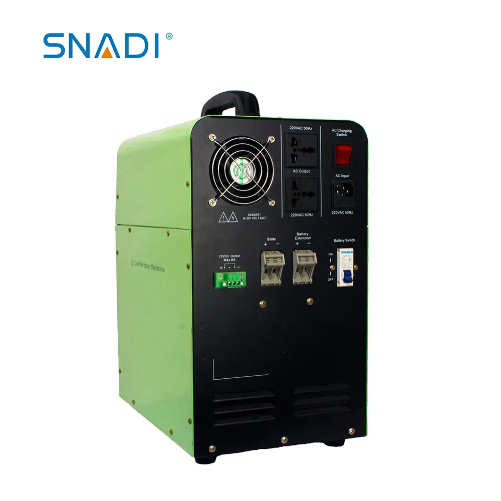 Giải pháp năng lượng mặt trời cho gia đình 500W, hệ thống điện AC/DC và sóng sine thuần
