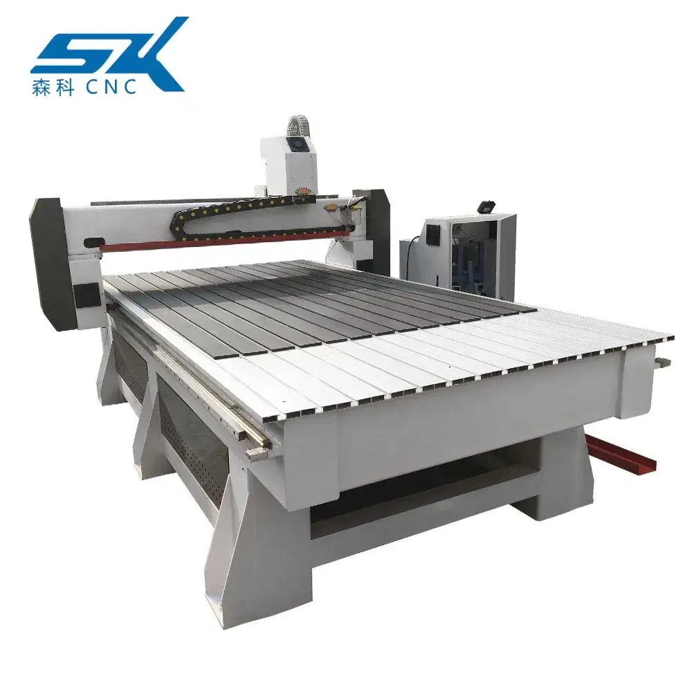 Bảng làm việc T-Slot 1325 kết hợp với máy khắc CNC Router cho ngành chế biến gỗ