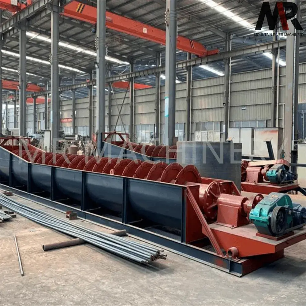 Máy rửa cát xoắn ốc Lsx: Giải pháp tối ưu cho việc xử lý cát sông