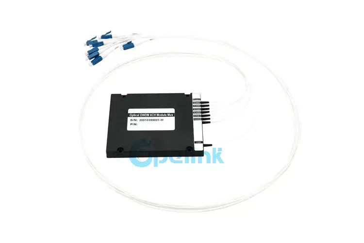 Mux Demux quang học DWDM OEM với hiệu suất cao: 6CH Mô-đun DWDM quang học