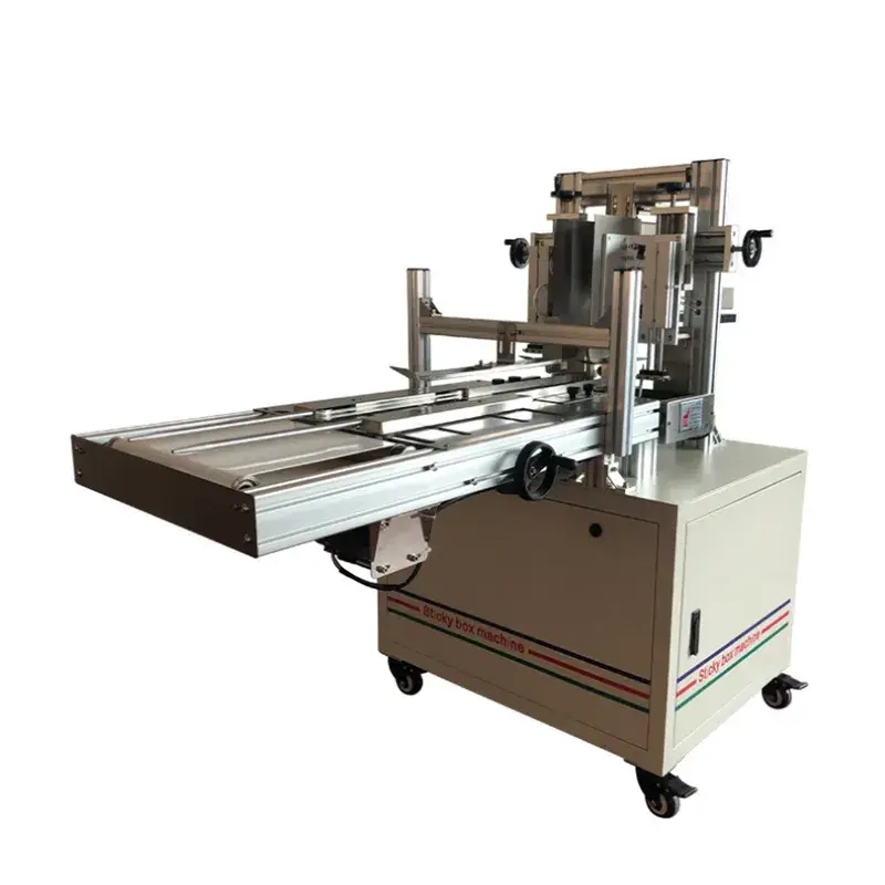 Thiết bị đóng gói tự động: Máy dán hộp keo nóng, máy gấp thùng carton hiện đại