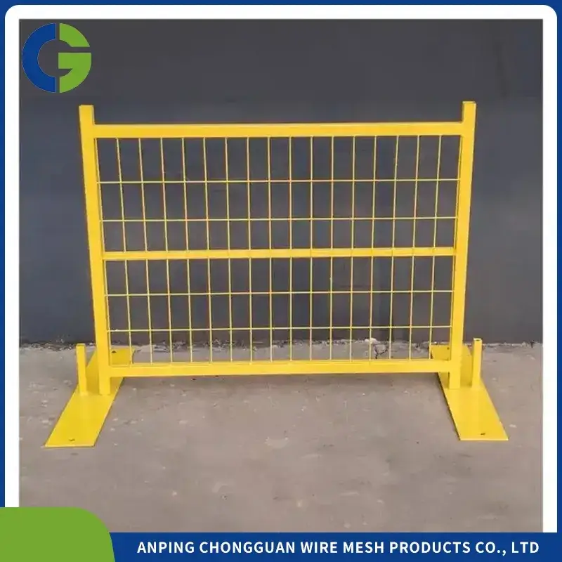 Rào chắn di động tạm thời theo tiêu chuẩn Mỹ với dây xích, phục vụ xây dựng và công trình