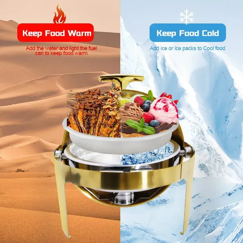 Đồ dùng buffet chất lượng cao tại nhà hàng khách sạn Daosheng - lựa chọn tốt cho việc giữ ấm thực phẩm