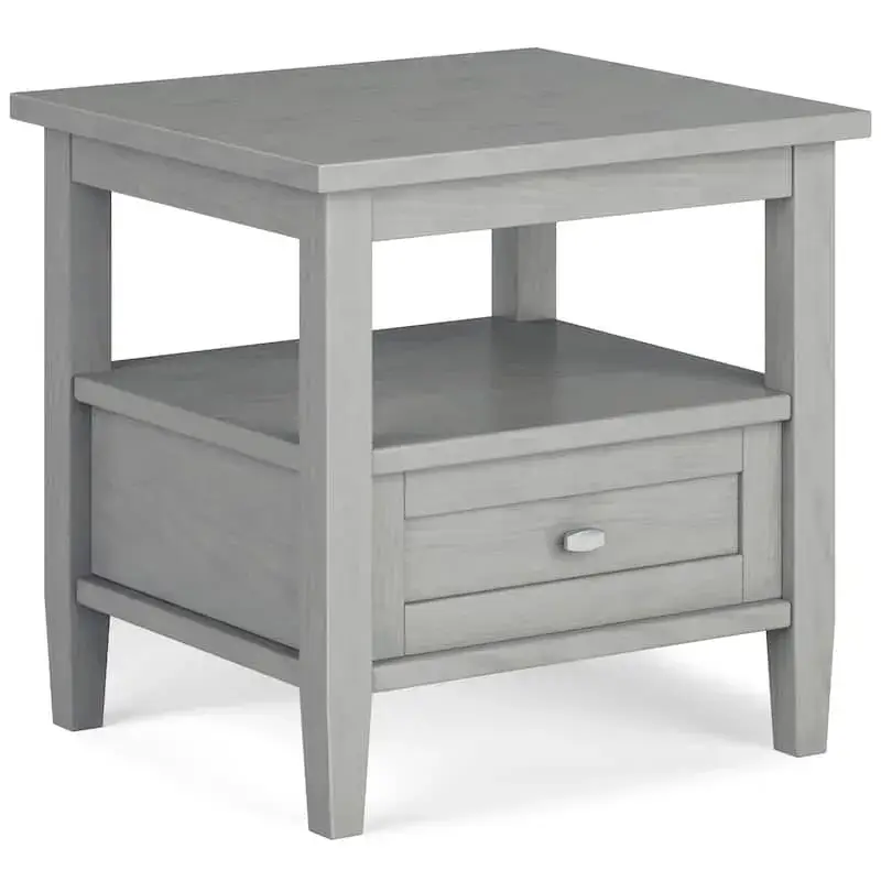 Bàn cạnh hình chữ nhật rộng 20 inch làm từ gỗ tự nhiên chất lượng cao