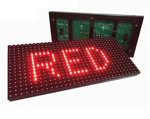 Mô-đun Màn Hình LED Ngoại Trời DIP P10 Đơn Màu đỏ cho Hiển Thị Tin Nhắn Chạy