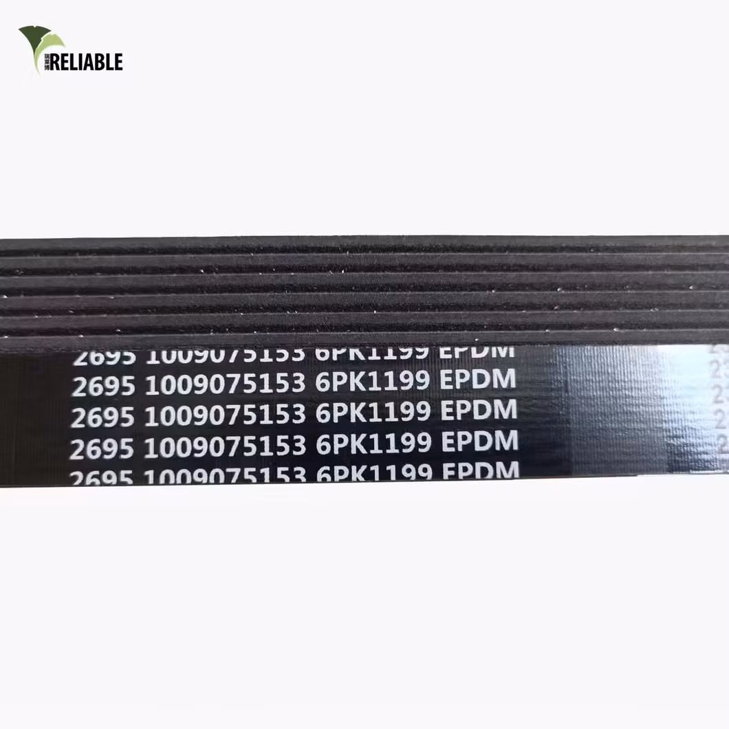 Bánh đai V rib 6pk1199 1009075153 EPDM cho các dòng xe tải Sinotruk Shacman Dongfeng Hongyan Foton/FAW - Chất lượng đảm bảo hình ảnh 10-description