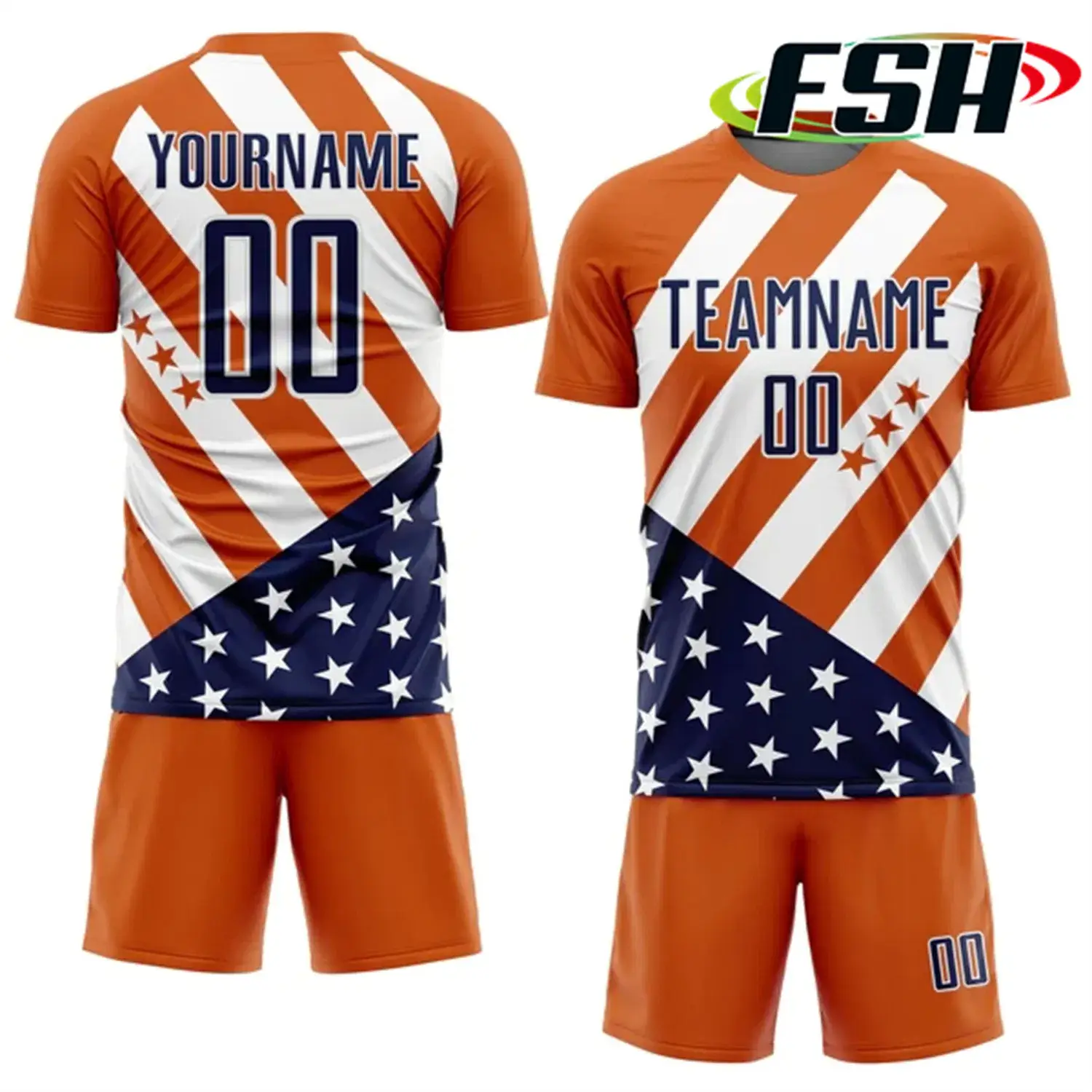 Áo đấu bóng đá nam thiết kế thể thao từ chất liệu polyester thoáng khí