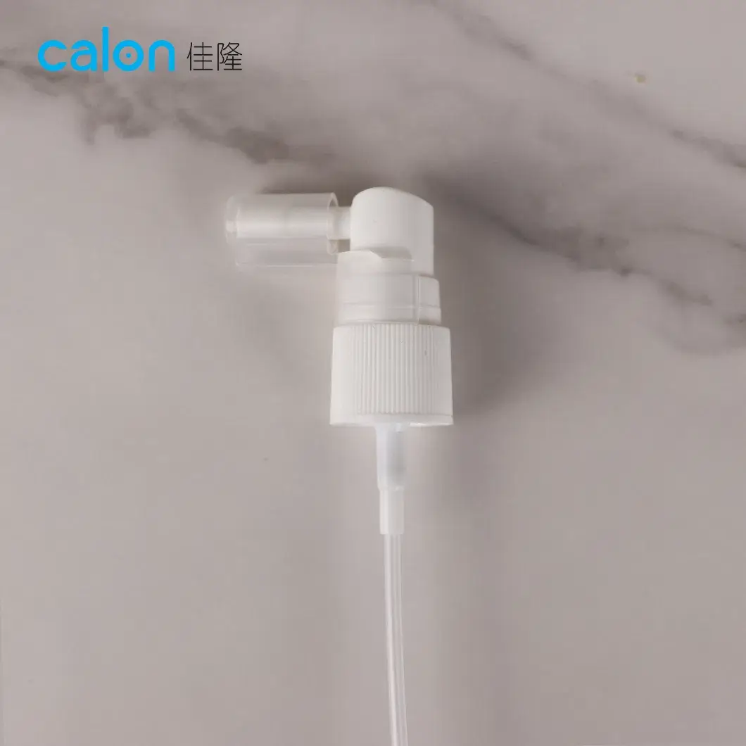 Bình xịt nước súc miệng kiểu nhấn, vòi dài, xịt sương mịn, bình xịt mũi miệng chất liệu nhựa 18/410