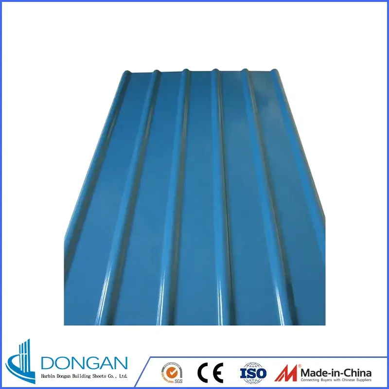Độ cong tùy chỉnh tấm mái tôn PVC Đongan từ Hắc Long Giang Trung Quốc