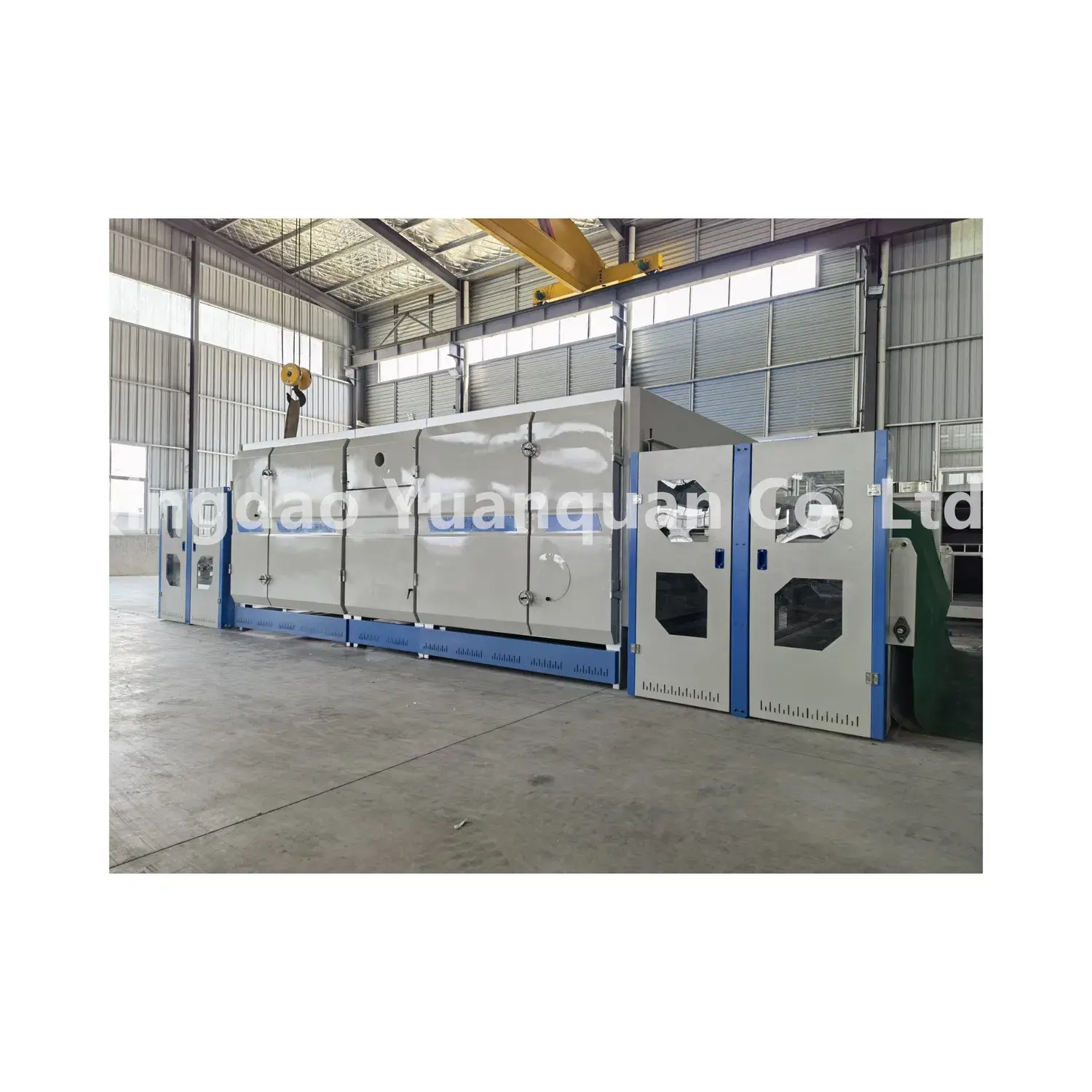 Dây chuyền sản xuất đệm bông mềm với sự lựa chọn giữa chế độ sưởi điện hoặc sưởi gas tự nhiên