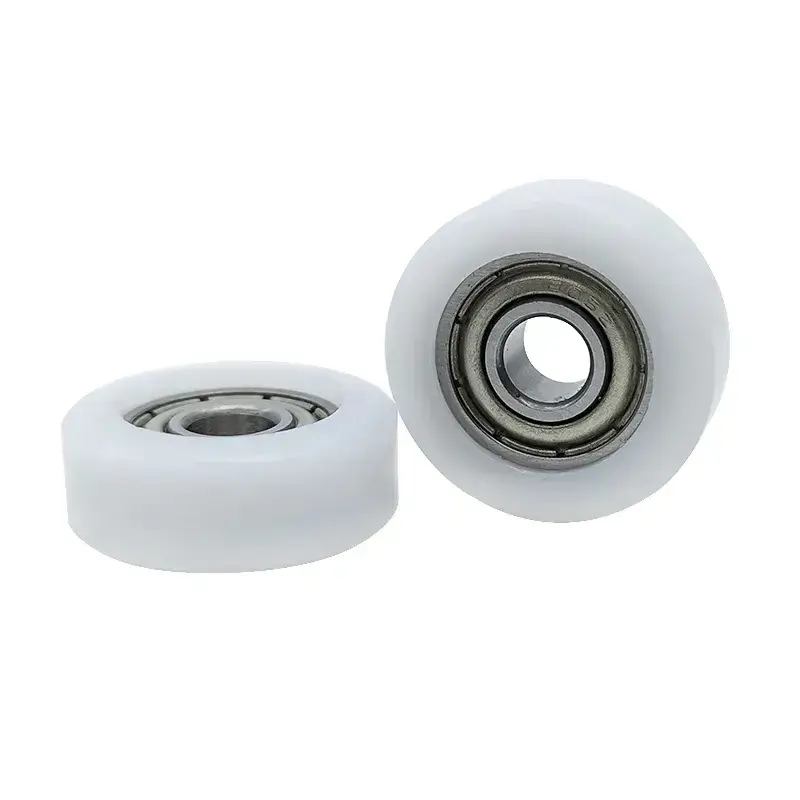 Bánh xe trượt bằng vật liệu nhựa POM, có bi bạc đạn dành cho cửa sổ và cửa trượt