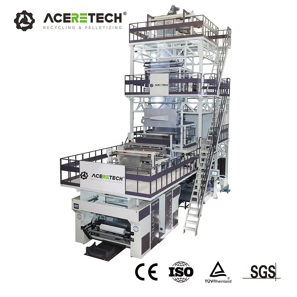 Cm-Ts55 Nhà máy phim thổi hai lớp phân hủy từ nhà cung cấp uy tín